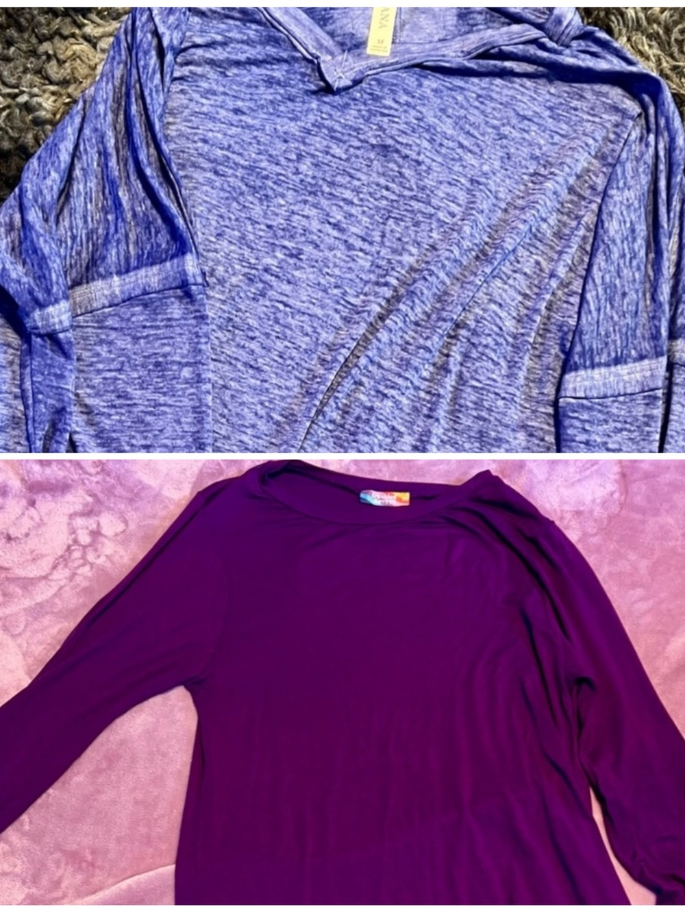 SET OF 2 LONG SLEEVED TEES/BOTH FOR 10$!!!